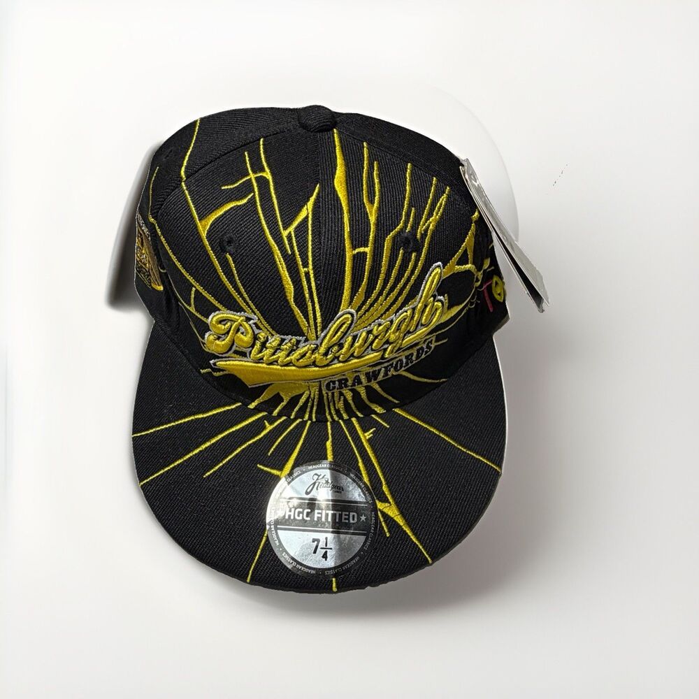 Headgear Classics Pittsburgh Crawfords Negro League Fitted Hat 7 1/4 NWT